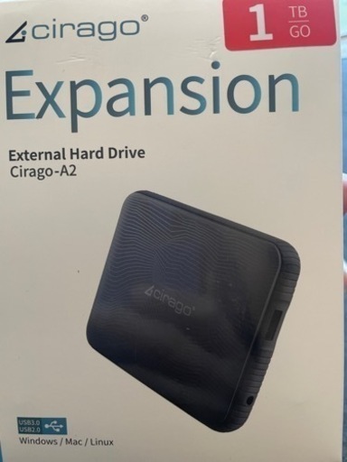 外付けHDD 1TB