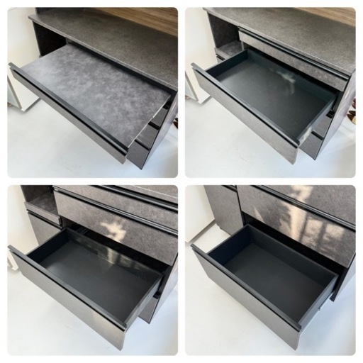 【新品同様‼️】定価244,200円♪ 現行モデル 松田家具 120cm幅キッチンボード(ガバーナ1200レンジ) 食器棚 収納家具 