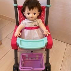 ポポちゃん人形　ベビーカー　セット