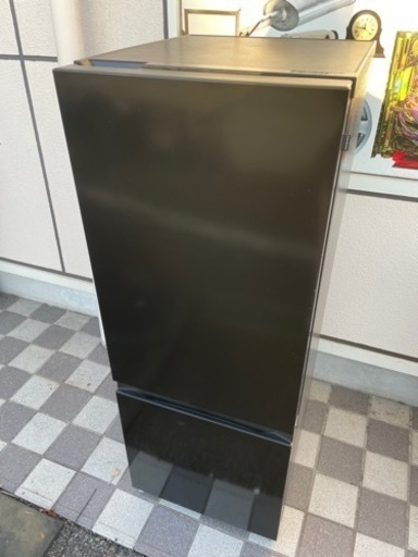 TAG label タグレーベル 2ドア ノンフロン冷凍冷蔵庫 AT-RF160-BK ブラック 162L 2022年製