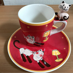 【お譲り致します】猫のコーヒーカップ　