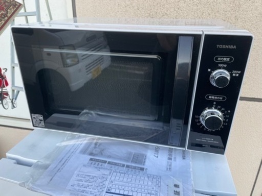 TOSHIBA 東芝 電子レンジ ER-SM17(W) ホワイト 2020年製 取説付き 動作品