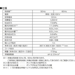 【完売】京セラ(旧リョービ)高圧洗浄機の画像