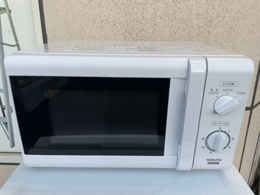 YAMAZEN 山善 50Hz 電子レンジ MRB-207(W) ホワイト 2019年製 動作品