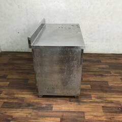 🔷🔶🔷WU1/2 【厨房機器】ステンレス 引き出し付 業務用作業台 調理台 W100×D60×H85cm 厨房 厨房用品 店舗用品 飲食店等に ※脚調整無　現状品🔷🔶🔷の画像