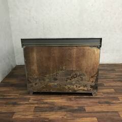 🔷🔶🔷WU1/2 【厨房機器】ステンレス 引き出し付 業務用作業台 調理台 W100×D60×H85cm 厨房 厨房用品 店舗用品 飲食店等に ※脚調整無　現状品🔷🔶🔷の画像