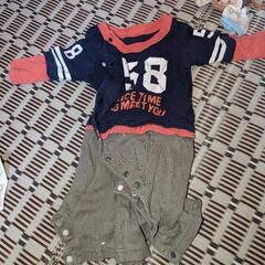 70サイズの長袖ロンパース服（決まりました）の画像