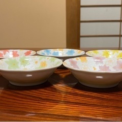 【お渡し予定の方が決まりました】食器皿5枚セット《未使用》の画像