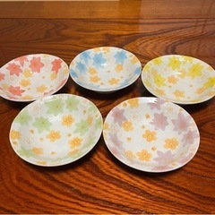 【お渡し予定の方が決まりました】食器皿5枚セット《未使用》