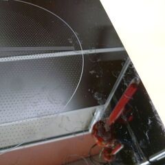 アイリスオーヤマ 2口IHコンロ 2020年製 IHK-W12P-B ブラック 火力6段階 IHクッキングヒーター IH調理器 キッチン家電 苫小牧西店の画像