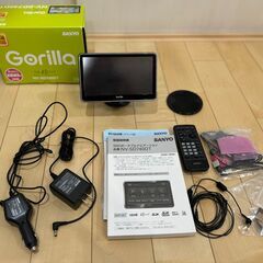 【交渉成立】gorillaカーナビ NV-SD740DT SANYO（現：パナソニック）7インチ  16GBの画像