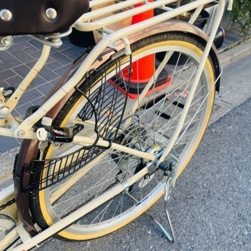 《商談中》　自転車　シティバイク　マルキン MK-23-013 [シティサイクル RYフロートミックス 26インチ 外装6段変速 ベージュ] ギア　FROATMIX  街乗り　町乗り　クリスマス　プレゼント