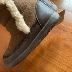 無印 キッズ ベビー ムートンブーツ ボアブーツ 未使用の画像