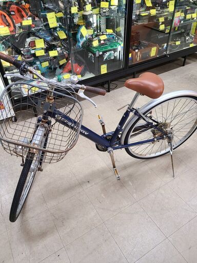 ☆店頭にて試乗可☆ J4132 クロスワークス シティサイクル ネイビー 27