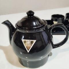 新品未使用　電気ポット・カップ・トレー付き　LEBENの画像