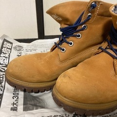 timberland ブーツ　サイズ8Wの画像