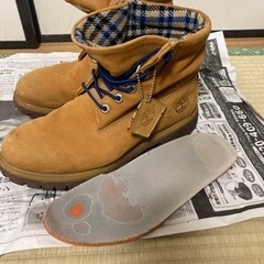 timberland ブーツ　サイズ8Wの画像