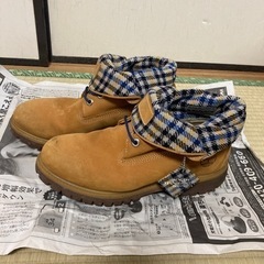 timberland ブーツ　サイズ8Wの画像