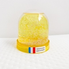 スノードーム イエロー フランス製の画像