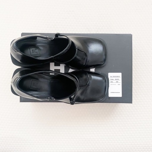 HAY ぽってりスクエアヒールパンプス