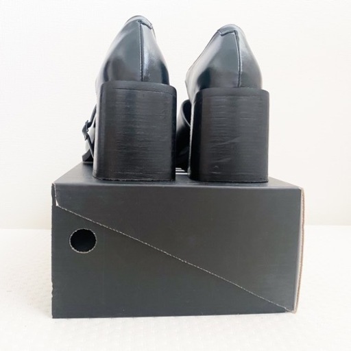 HAY ぽってりスクエアヒールパンプス