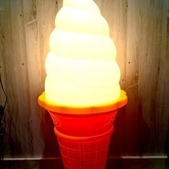 ソフトクリーム ライト ランプ 照明 業務用 電飾看板 インテリア