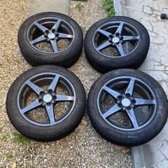 17インチ　215/55R17 NANKANG 2018年製　ホイール付