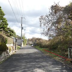 移住者やセカンドハウスがまばらに建つ田舎暮らし向け環境の土地。ログハウスを建てて楽しむにはちょうど良い土地といえそう - 船井郡