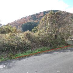 移住者やセカンドハウスがまばらに建つ田舎暮らし向け環境の土地。ログハウスを建てて楽しむにはちょうど良い土地といえそう - 土地販売/土地売買