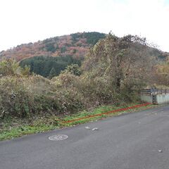 移住者やセカンドハウスがまばらに建つ田舎暮らし向け環境の土地。ログハウスを建てて楽しむにはちょうど良い土地といえそう − 京都府