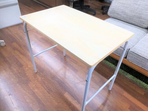 無印良品 スチールパイプテーブル 折りたたみ式