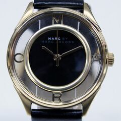 動作品 MARC BY MARC JACOBS クオーツ式腕時計 MBM1376 3針 レディース 24年2月電池交換 マークジェイコブス 札幌市 清田区 平岡の画像