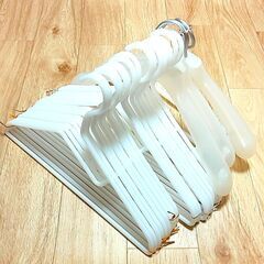 無印ポリプロピレンハンガー4種　全21本の画像