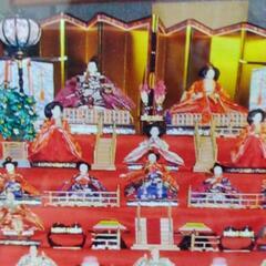 七段飾りのお雛様ですの画像