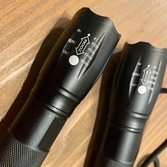 1800ルーメン　懐中電灯 新品3個セット ※リチウムバッテリー別売りの画像