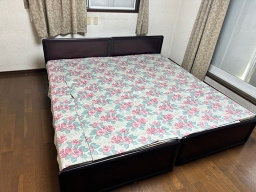 マットレス付シングルベッド譲ります
