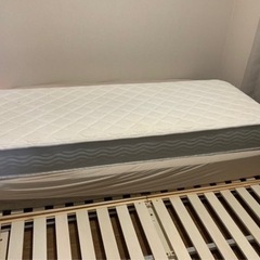 (値下げ!)スモールシングルベット　ニトリ　※すのこなし、上のマ...