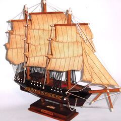 ビンテージ帆船（３）スペイン　フリゲート艦　中古　箱なし  訳あり価格の画像