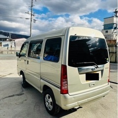 スバルサンバーバン4WDタイベル交換済車検付きの画像