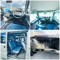 スバルサンバーバン4WDタイベル交換済車検付きの画像