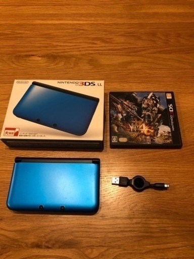 ニンテンドー3DS LL ブルー×ブラック
