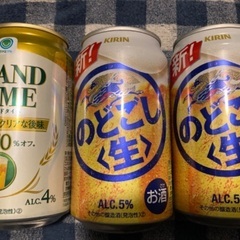 【1/15までで取引終了】ビール系、発泡酒、リキュール ３本まとめて