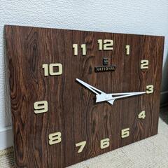 ナショナル 掛け時計(時計)の中古が安い！激安で譲ります・無料で