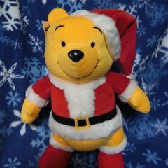 クリスマス　クマのプーさん　サンタクロース