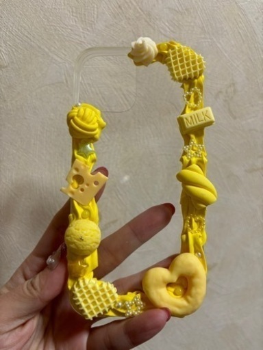 iPhoneケース　デコ電　手作り　iPhoneXR