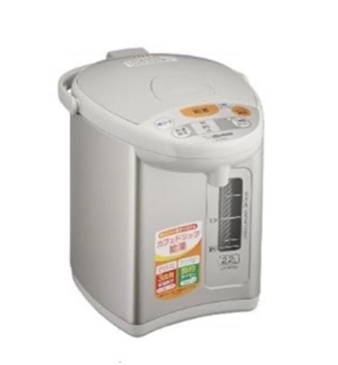 【終了しました】汚れあり★象印 電動ポット 2.2L グレー CD-WX