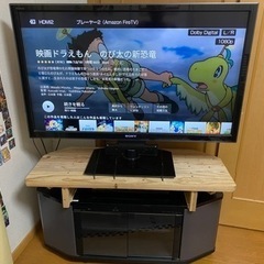 【値下げ中】テレビ&レコーダー&テレビ台(シアターラック)