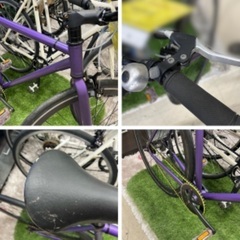 ★大幅値下げ★ ★店頭にて試乗可★J3111 ピストバイク 固定&フリーギア 520mm クロモリフレーム マッドパープル ピストバイク クリーニング、簡易メンテナンス済み　【リユースのサカイ柏店】 中古自転車 　流山市 中古自転車 松戸市 中古自転車 我孫子市 中古自転車 船橋市 中古自転車 守谷市 中古自転車 取手市 中古自転車の画像