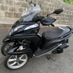 ヤマハ　トリシティ125 側車付軽二輪登録　ノーヘル　2.3万キロ