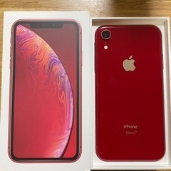 iPhoneXR 128GB 赤　取引完了待ちの画像